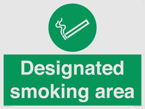 Designated smoking area